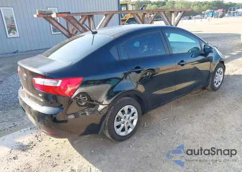 2015 Kia Rio Lx из США, поврежденный, VIN KNADM4A34F6501126